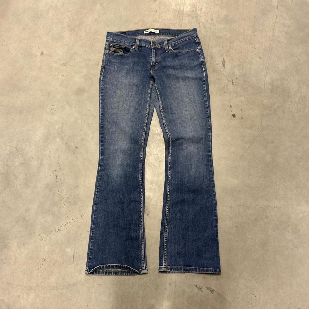 Y2K Levi's Dark‎ Wash Flared Bootcut Jeans